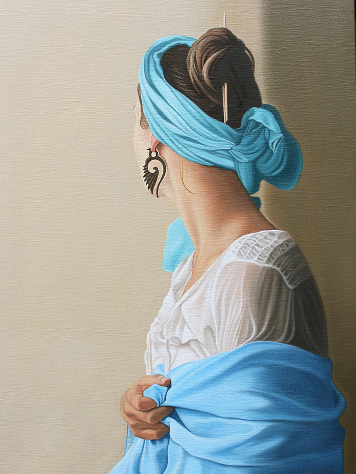 The Girl With the Wooden Earring by Margaret Ingles | Lethbridge Gallery